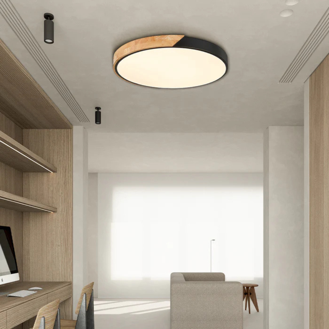 Delora Nord | Skandinavische LED-Deckenlampen aus Holze