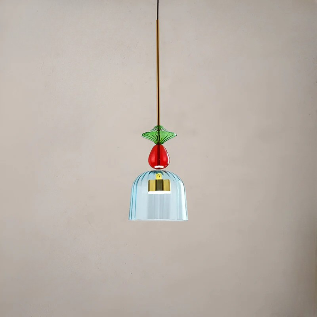 Solira Macaron | Farbige Glas-Pendelleuchte im skandinavischen Stil