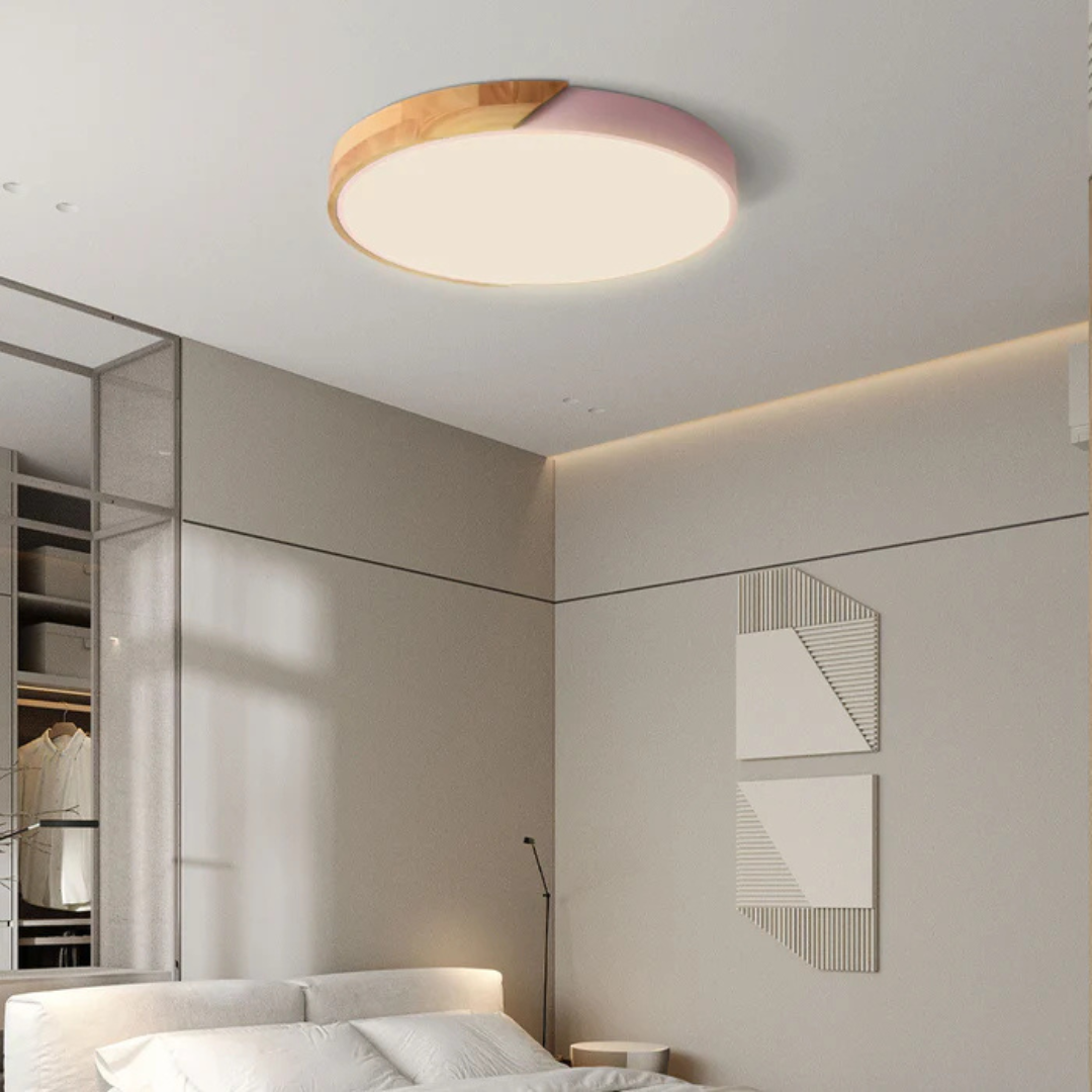 Delora Nord | Skandinavische LED-Deckenlampen aus Holze