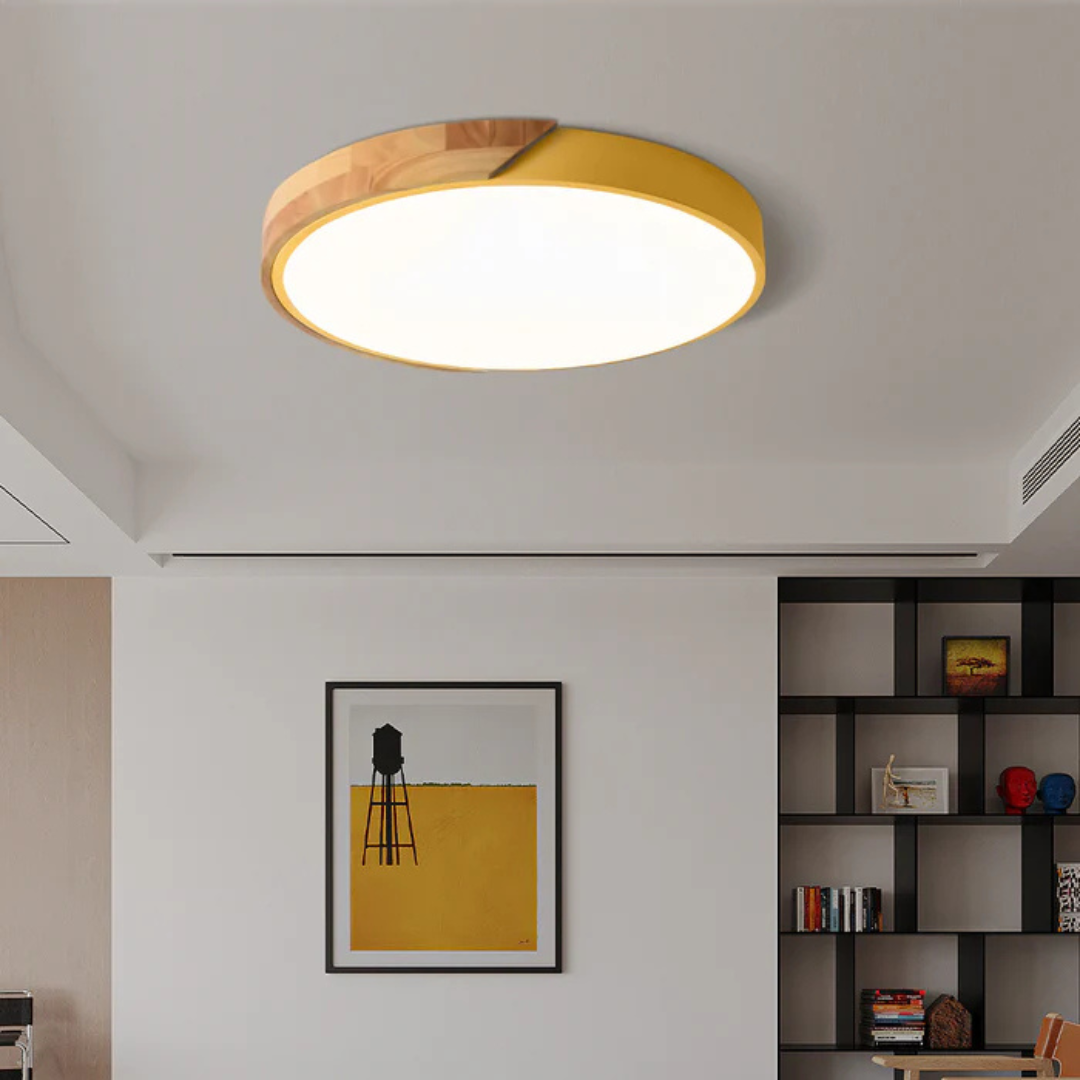 Delora Nord | Skandinavische LED-Deckenlampen aus Holze