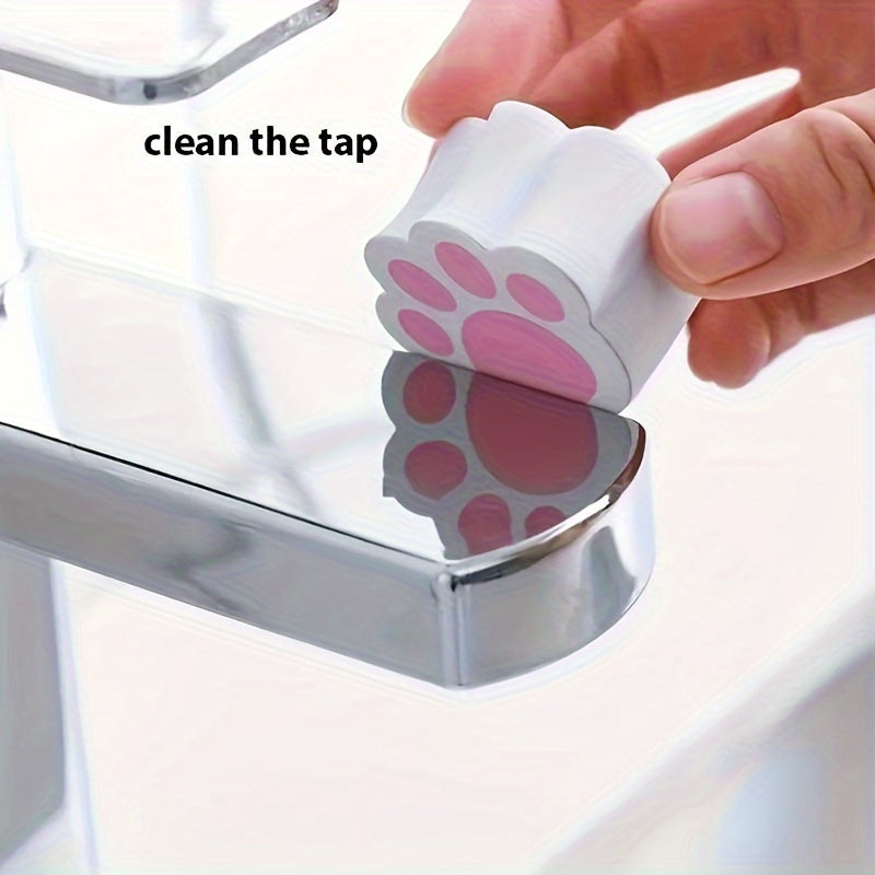 ClaritySponge Glasreiniger | Magischer Reinigungsschwamm für streifenfreie Spiegel, Armaturen, Glas & Kalkentfernung