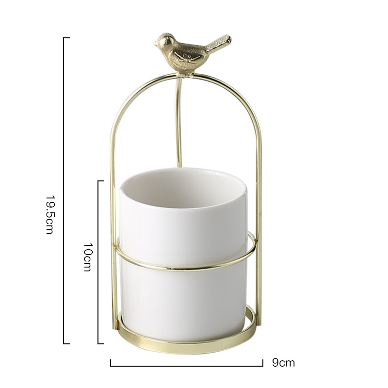 Floravi Aves | dekorative Pflanzengefäße im Vogel-Design