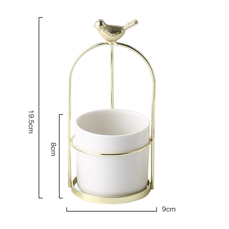 Floravi Aves | dekorative Pflanzengefäße im Vogel-Design