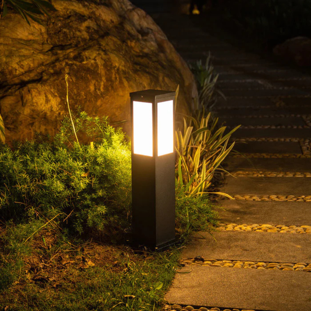 Lunviora Halo | Op zonne-energie werkende design buitenlamp met zacht lichteffect