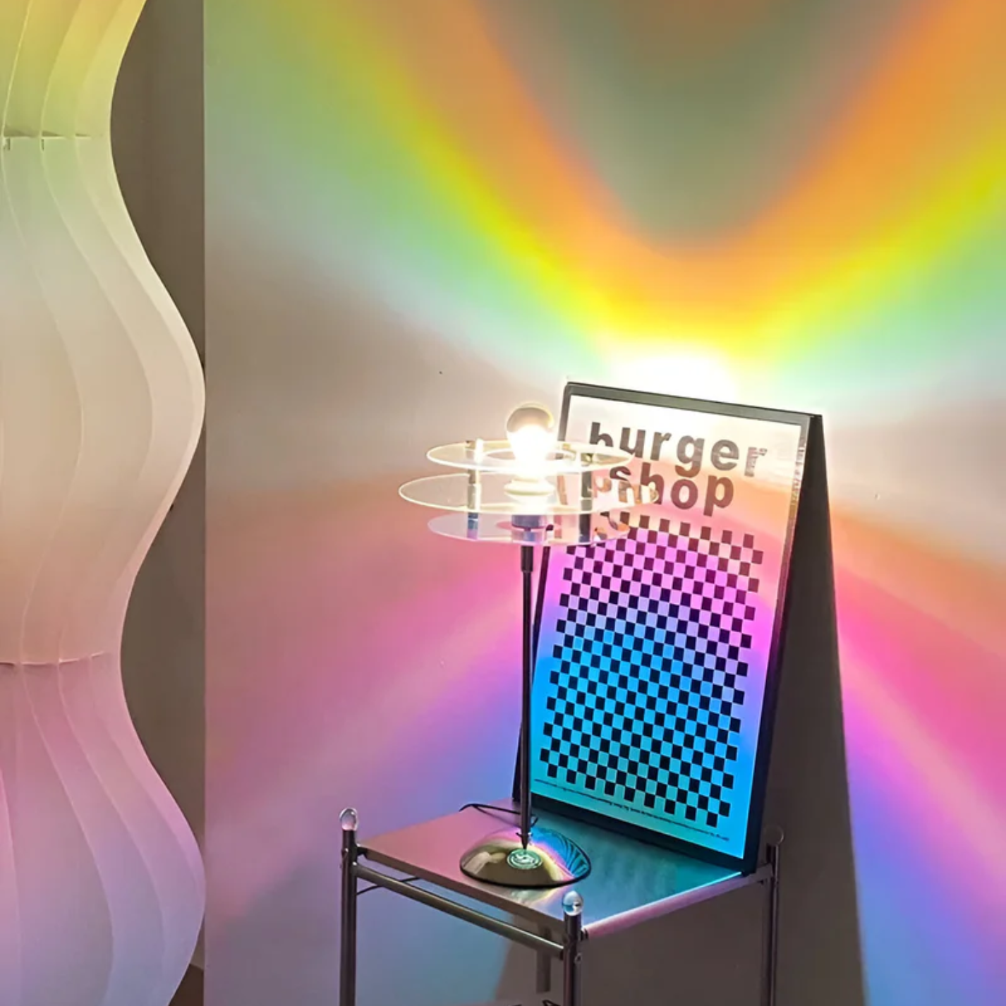 Sylinaea - Retro LED Tischlampe mit Scheibendesign