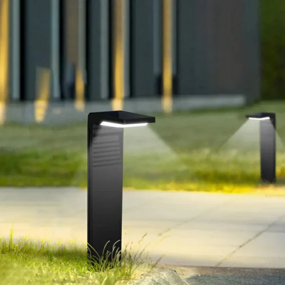 Orin Halo | Op zonne-energie werkende LED-buitenlamp met ringvormig design voor tuinen en paden