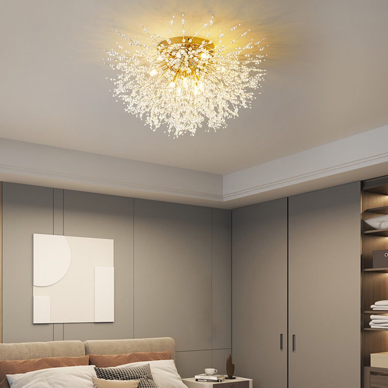 Moderne LED-Hängelampe aus Metall in Weißgold – ideal für Wohnzimmer & Esszimmer