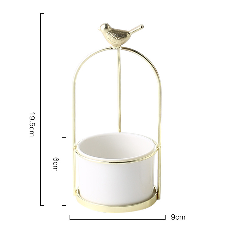Floravi Aves | dekorative Pflanzengefäße im Vogel-Design