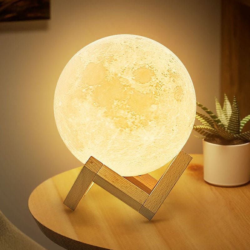 Treylo Luna | Dimbare LED maan tafellamp met afstandsbediening
