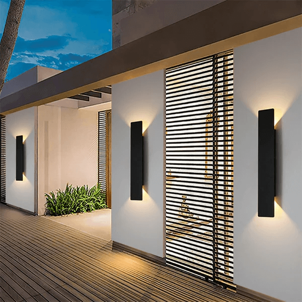 Lunavo Arko | waterdichte LED-buitenwandlamp van aluminium