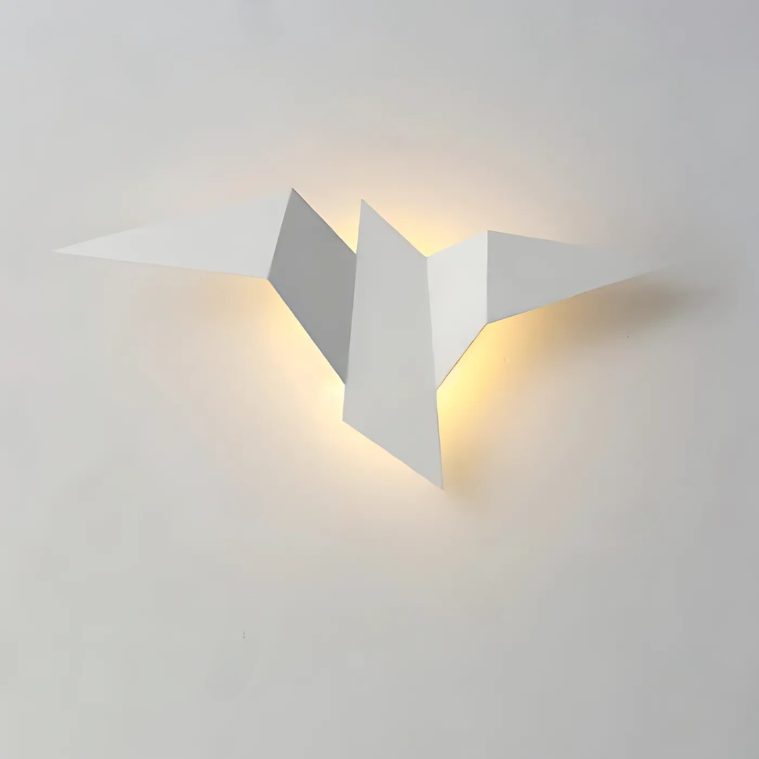 Akaru Origami | Sculpturale LED-wandlamp in Japans design