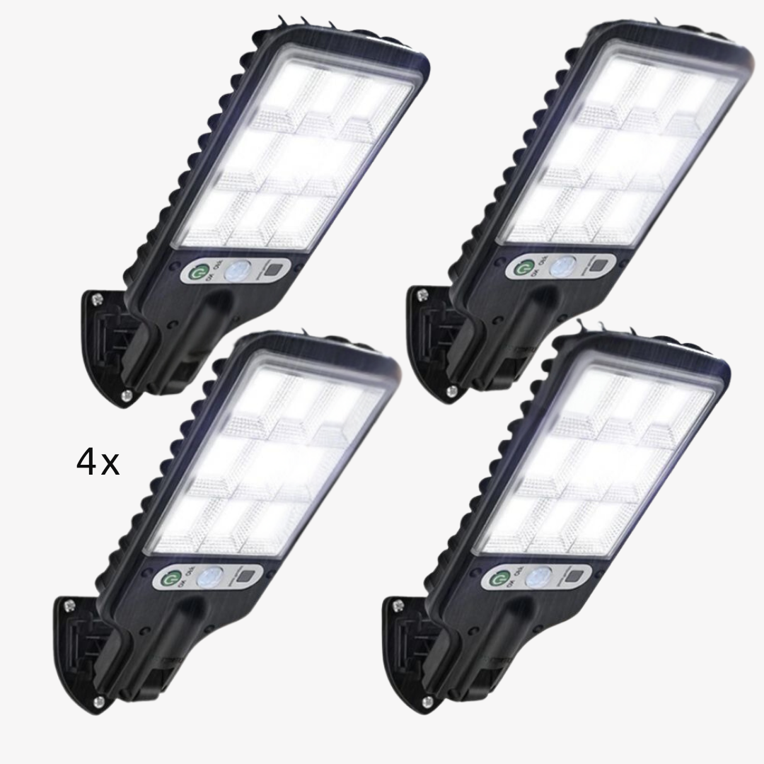 Solaron Edge | Weerbestendige buitenlamp op zonne-energie met schemersensor en wandmontage