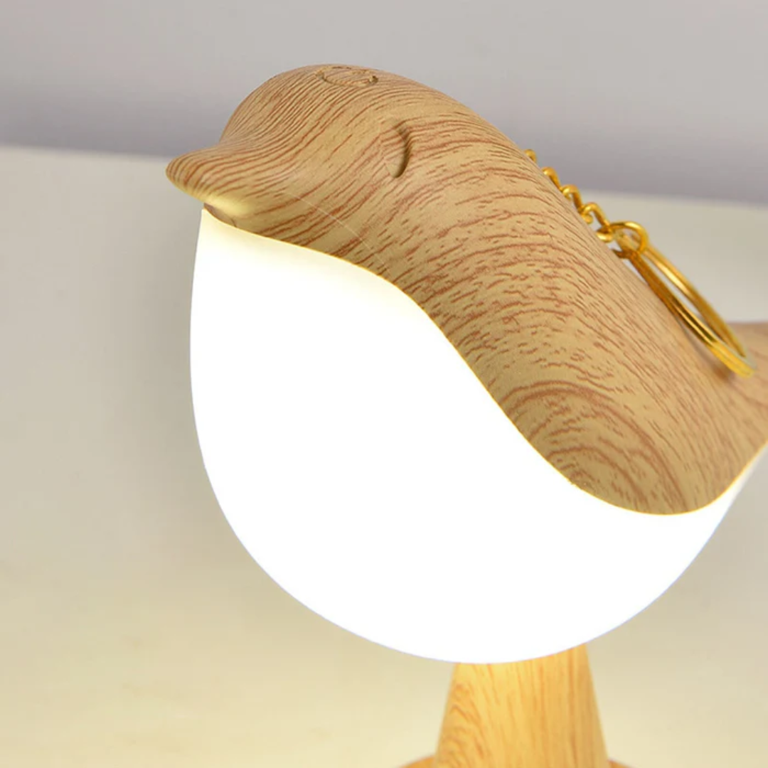 Thix Aviu | Draadloze LED-tafellamp met speels vogeldesign