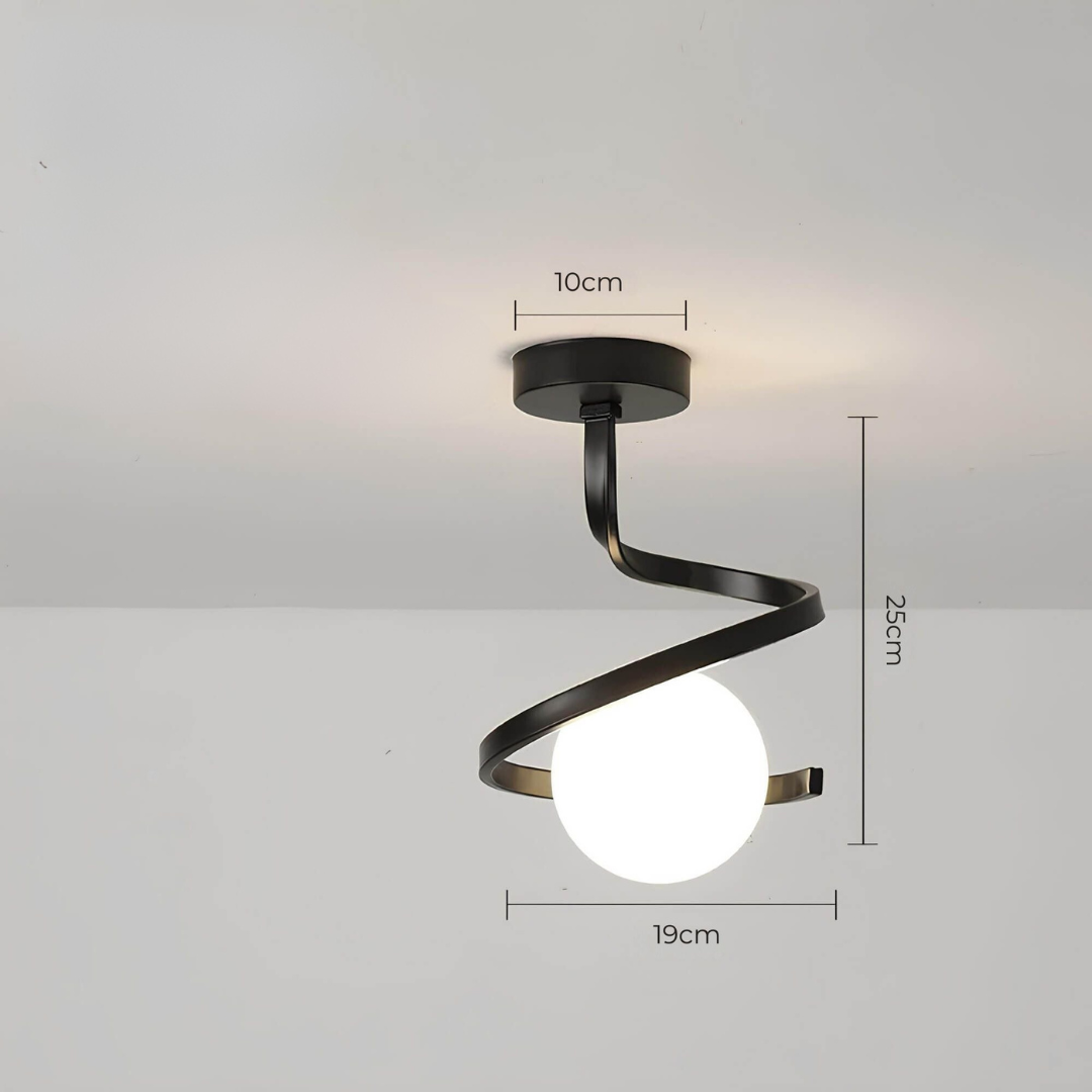 Tavon LED Deckenlampe | Luxuriöses Design | Warmes Licht | Aluminium & Acryl