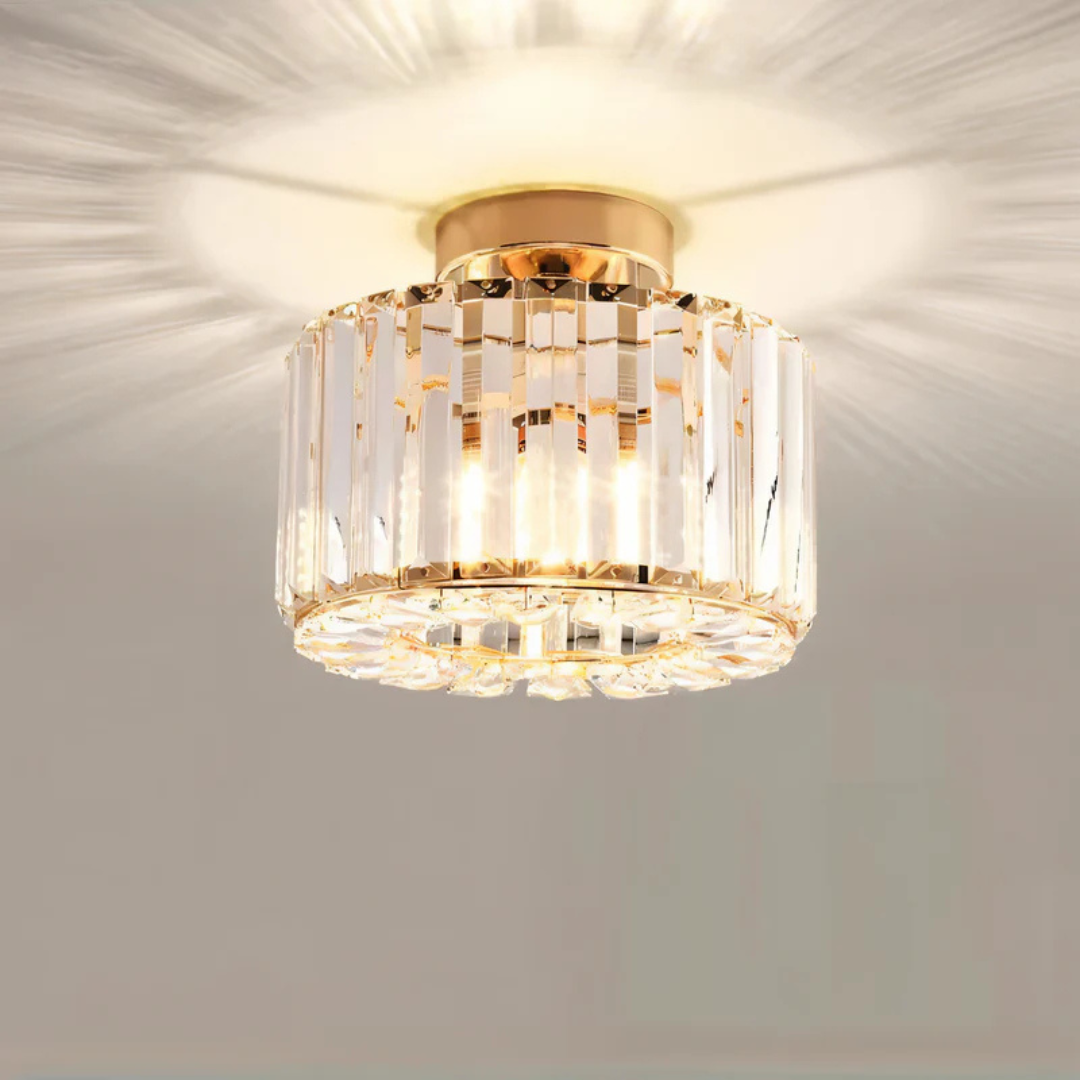 Crystala Lume | Kristallen plafondlamp met LED voor stijlvolle woonruimtes