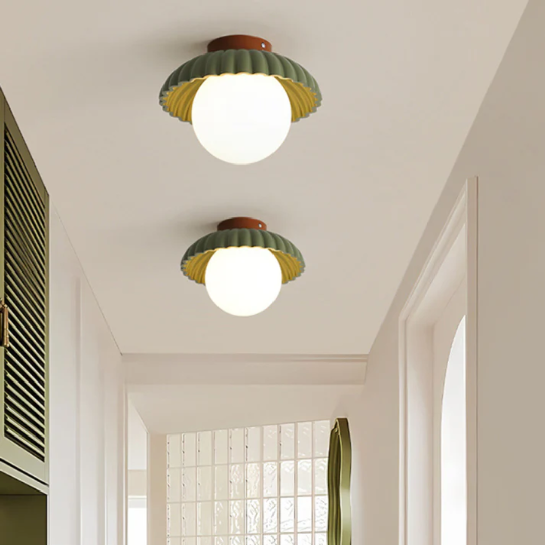 Jiora | Industriel‑Stil Deckenleuchte aus massiven Eisen
