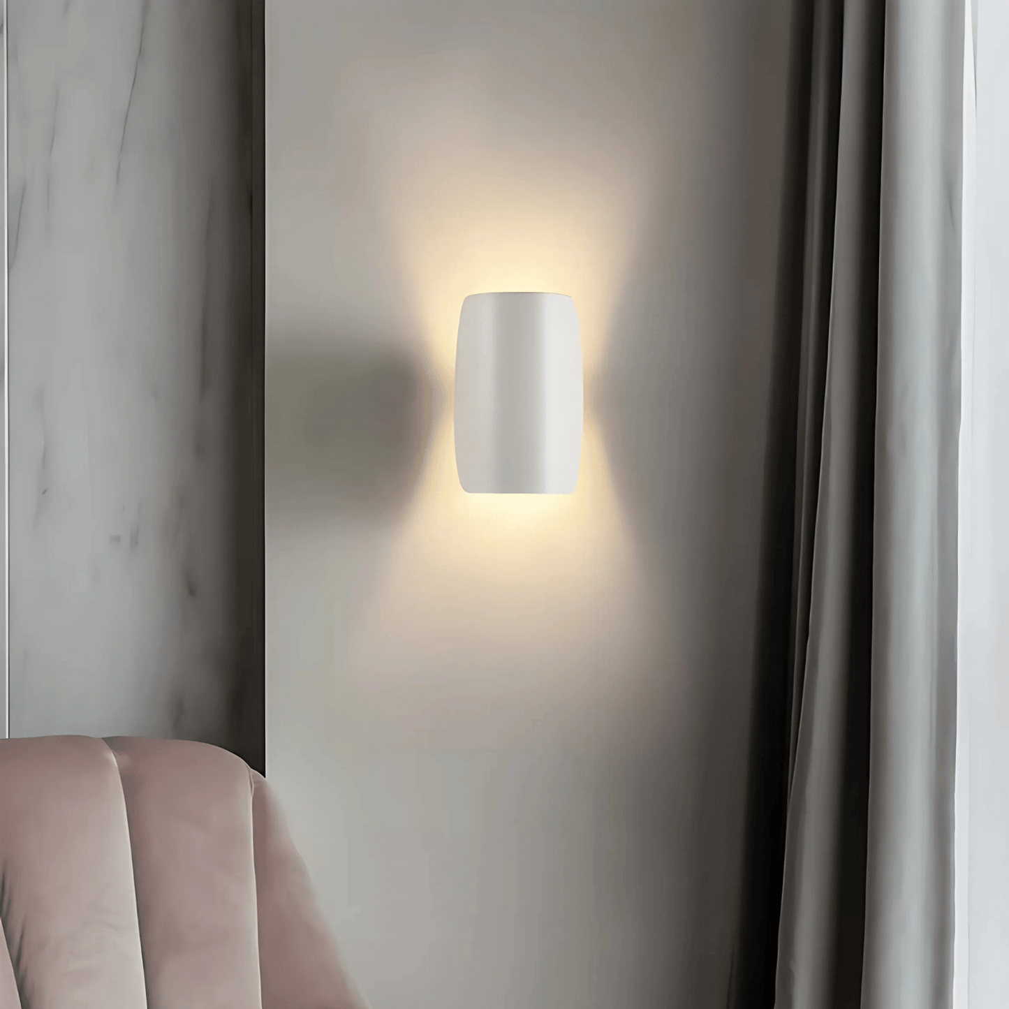 Arcella | Dimbare LED-wandlamp in gebogen design voor warm sfeerlicht