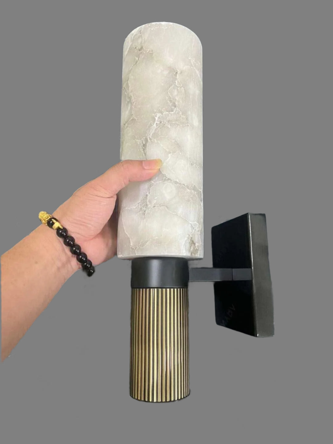 Luxuriöse Marmor-Wandleuchte – Elegantes Design mit LED-Licht für stilvolle Wohnräume