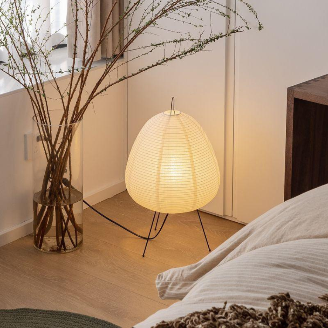 Tirva Hikari | Japanische Lampe aus Bambus & Reispapier