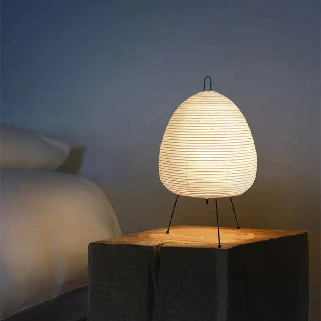 Tirva Hikari | Japanische Lampe aus Bambus & Reispapier
