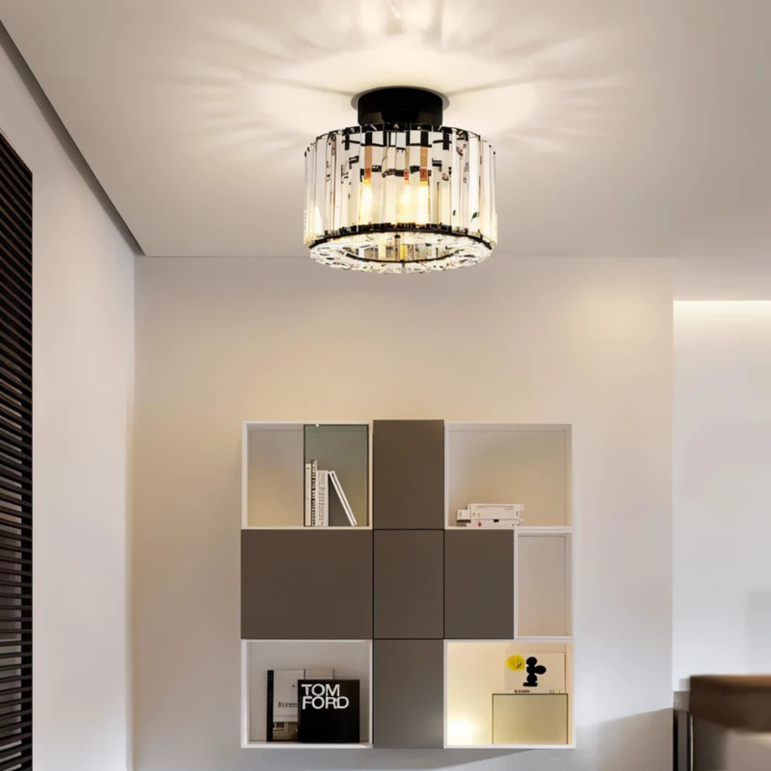 Crystala Lume | Kristallen plafondlamp met LED voor stijlvolle woonruimtes