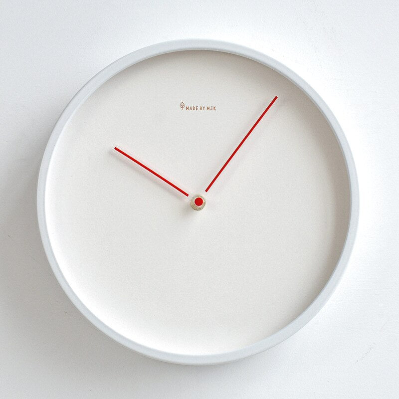 NordLign | Nordische Minimalistische Wanduhr | Skandinavisches Design & zeitlose Ästhetik für moderne Räume