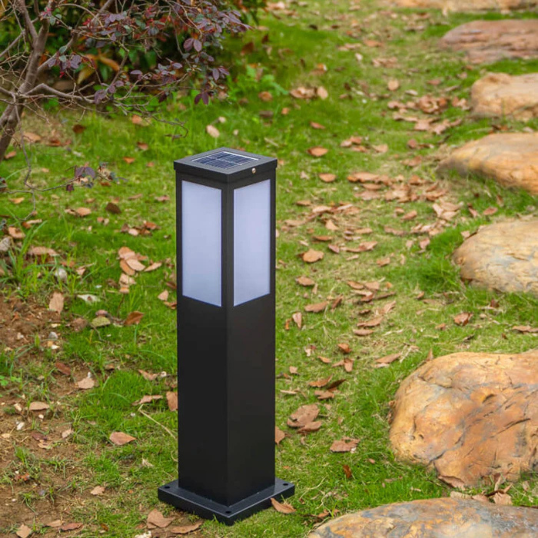 Lunviora Halo | Op zonne-energie werkende design buitenlamp met zacht lichteffect