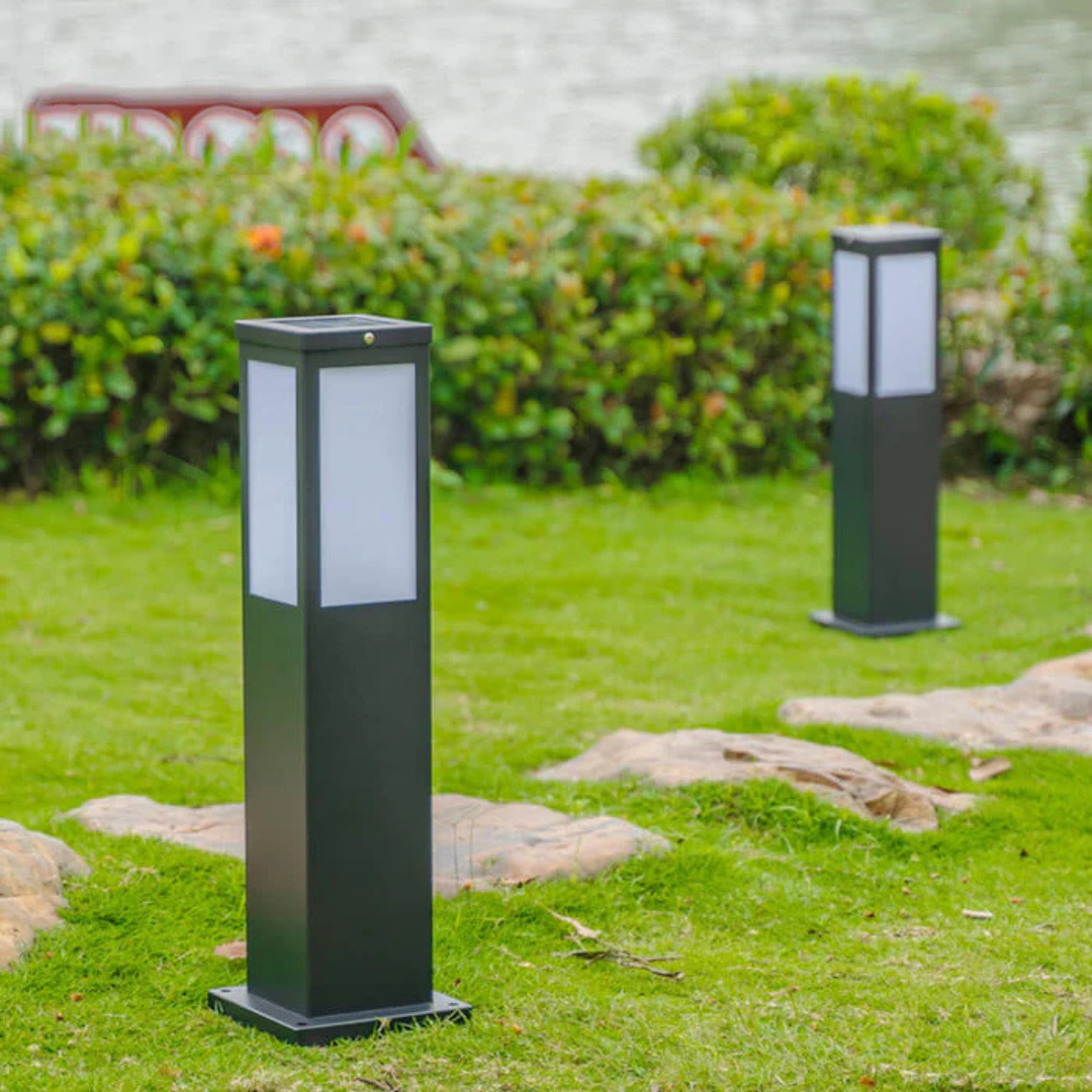 Lunviora Halo | Op zonne-energie werkende design buitenlamp met zacht lichteffect