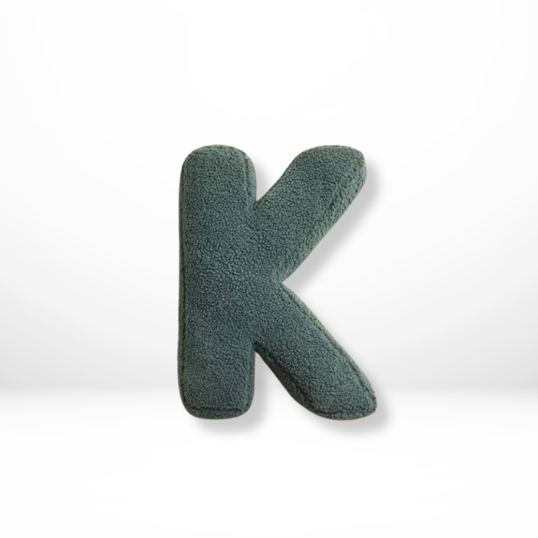 Avenia – Fluwelen Alphabet Sierkussen | Personalisierbar mit Buchstaben A–Z