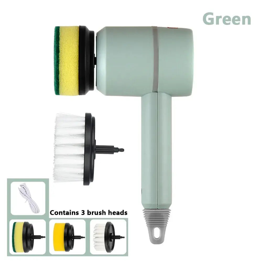 Cleanova SpinBrush | Oplaadbare elektrische reinigingsborstel met 360° rotatie & IPX7