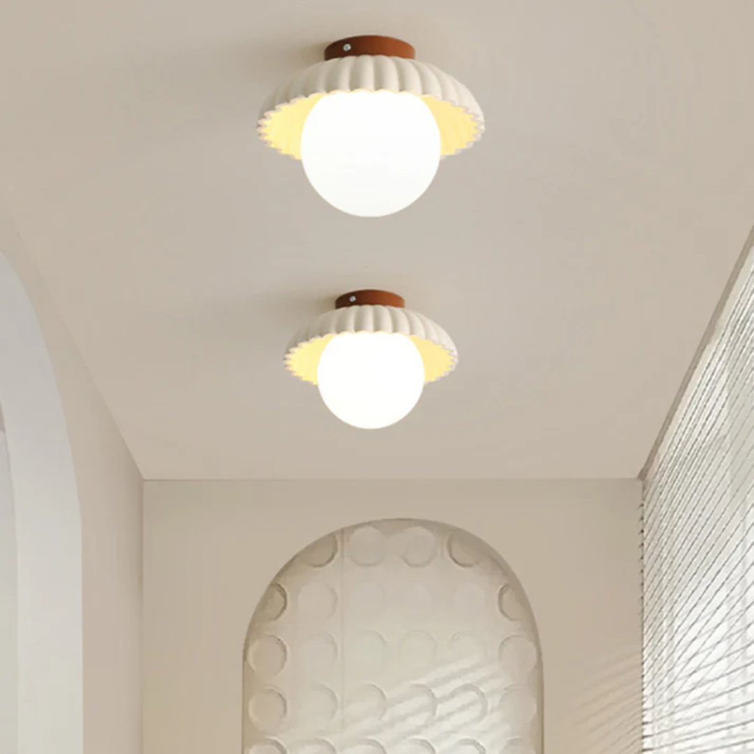 Jiora | Industriel‑Stil Deckenleuchte aus massiven Eisen