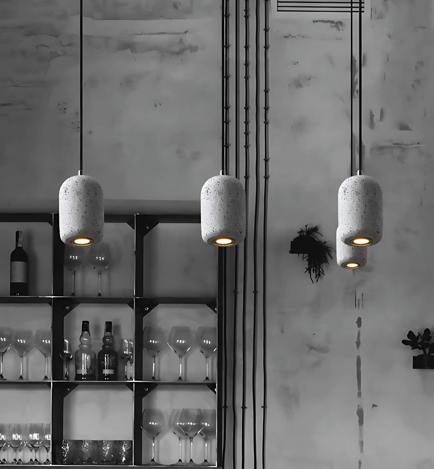 Kiva Cast | Hängeleuchte aus Beton im Industrial-Design mit LED-Technik