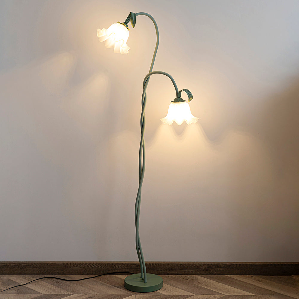 Calla Stehleuchte | LED Stehlampe in Blumenform mit dekorativem Design