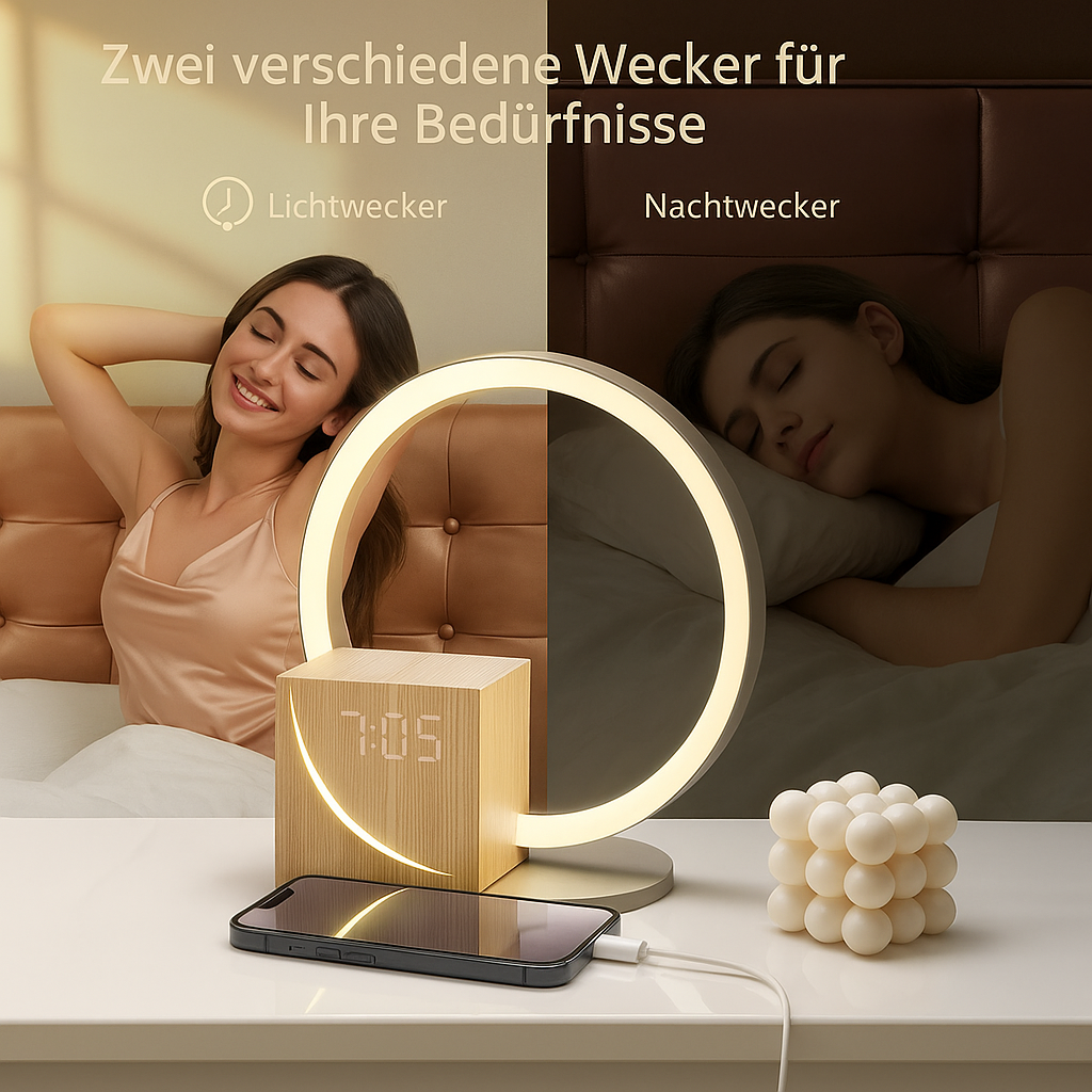 DayZen WakeLight | Sonnenaufgangswecker mit LED-Lichtsimulation & Naturklängen