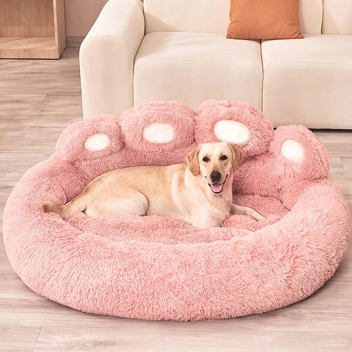 PawDream™ Orthopädisches Fluffy Hundebett | Extra Weich Plüsch | Gelenkschonend | Anti-Rutsch | 4 Größen