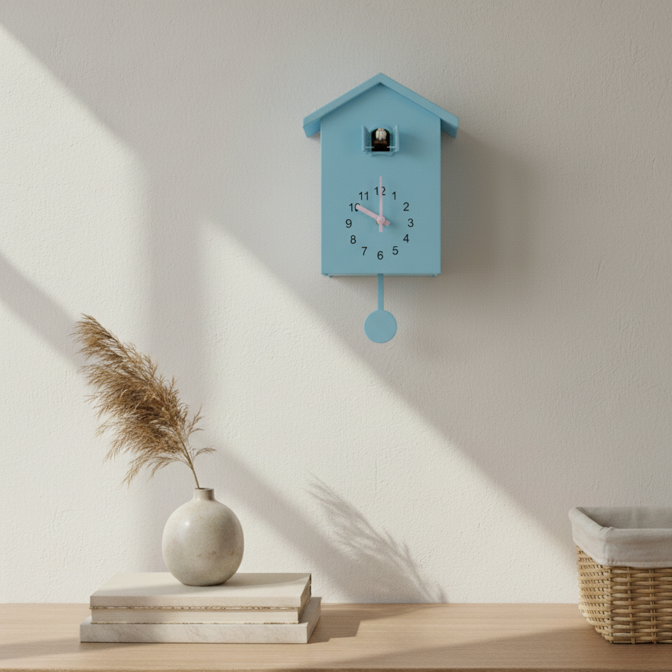 CuckooNova | Moderne Kuckucksuhr mit traditionellem Charme | Zeitloses Design & nostalgischer Klang