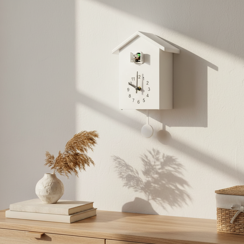 CuckooNova | Moderne Kuckucksuhr mit traditionellem Charme | Zeitloses Design & nostalgischer Klang