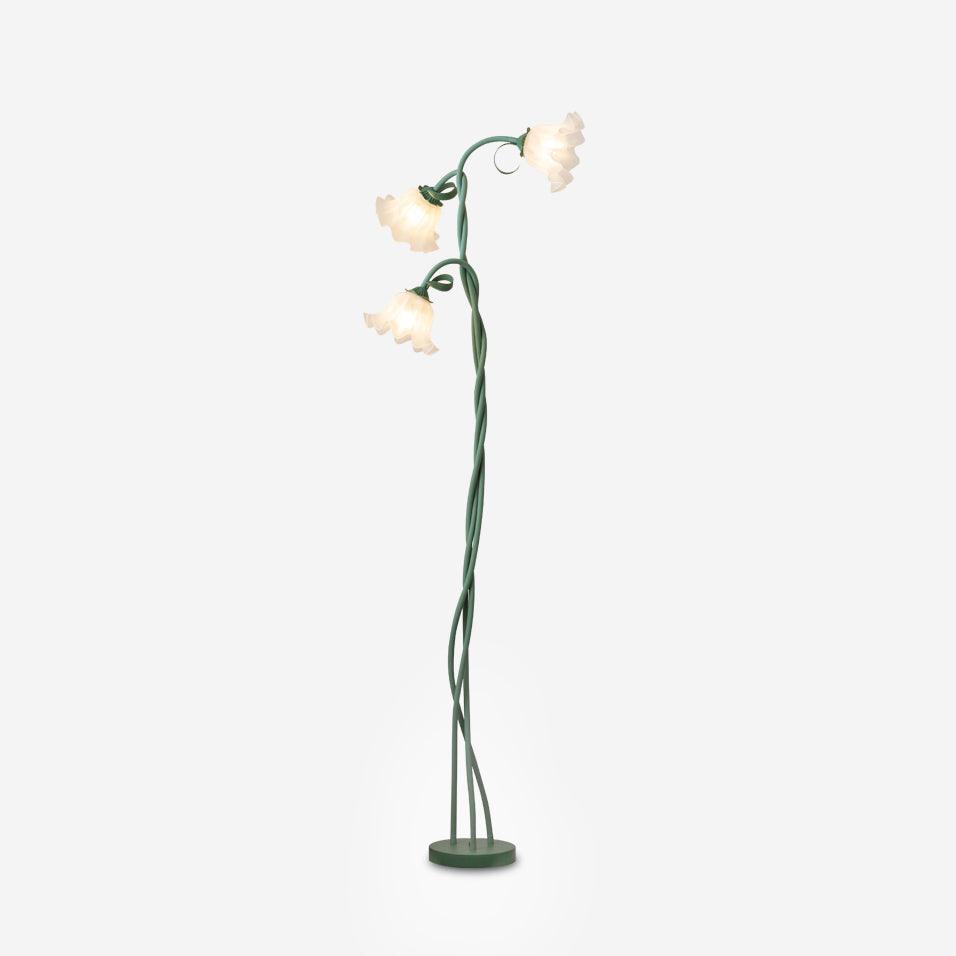 Calla Stehleuchte | LED Stehlampe in Blumenform mit dekorativem Design
