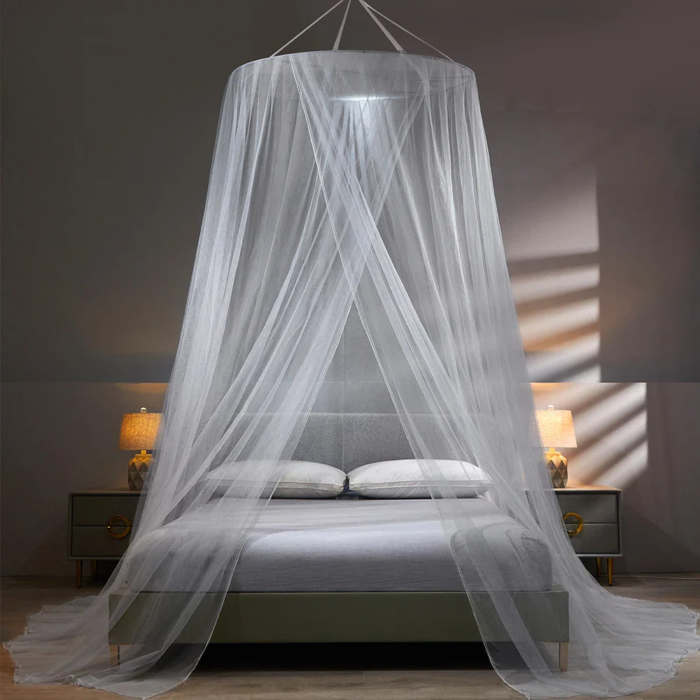 NoctaNest Air | Faltbares Moskitonetz für Doppelbett & Outdoor-Einsatz