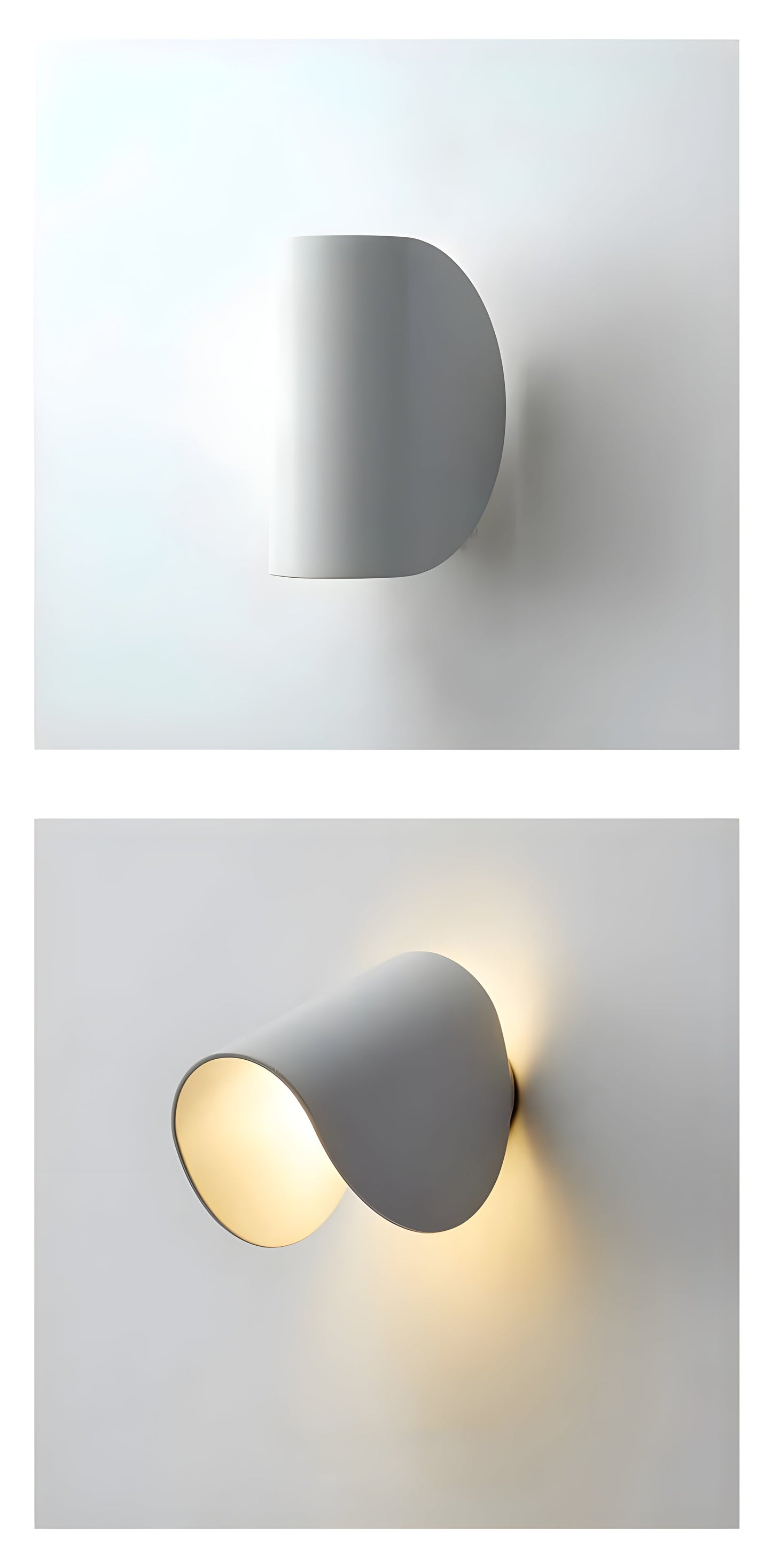 Arcella | Dimbare LED-wandlamp in gebogen design voor warm sfeerlicht