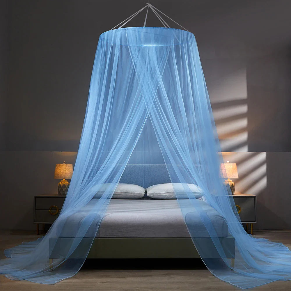 NoctaNest Air | Faltbares Moskitonetz für Doppelbett & Outdoor-Einsatz