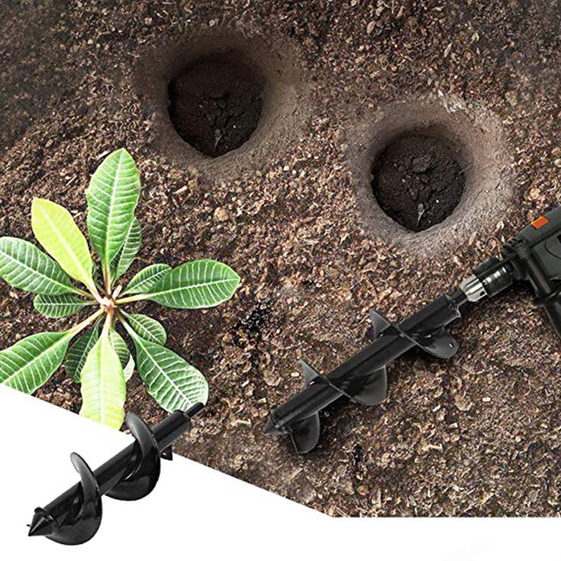 SoilPro Bohrer | Erdbohrer-Aufsatz für Bohrmaschinen, ideal für Garten & Pflanzarbeiten