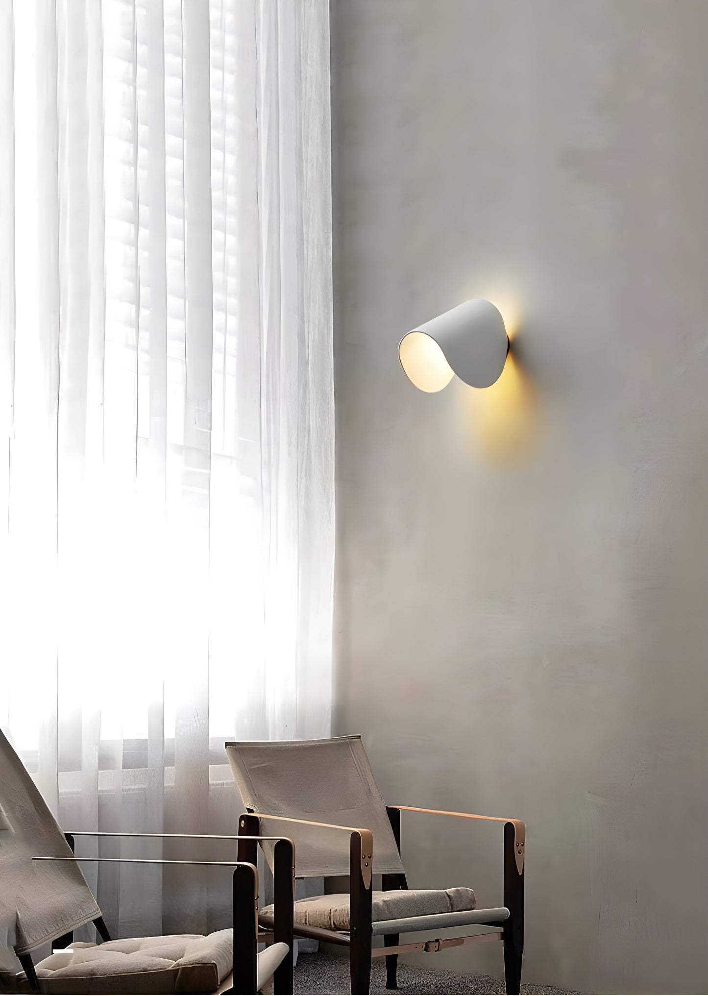 Arcella | Dimbare LED-wandlamp in gebogen design voor warm sfeerlicht