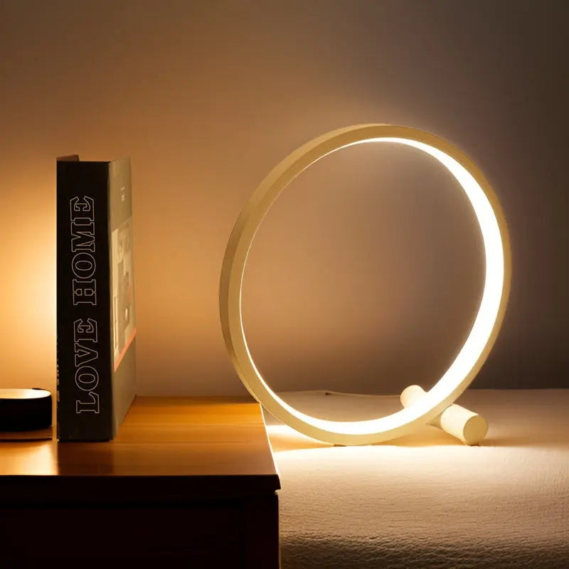 Nuvea Halo | USB-C LED-tafellamp met dimmer en rond design