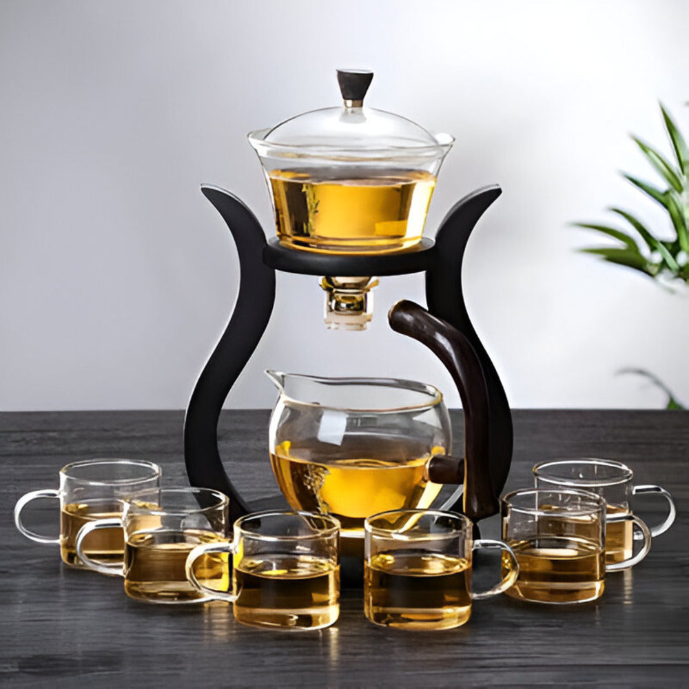 Serica Pour | Tropffreie Teekanne mit magnetischem Ausguss & Sieb – ergonomisch & handgefertigt