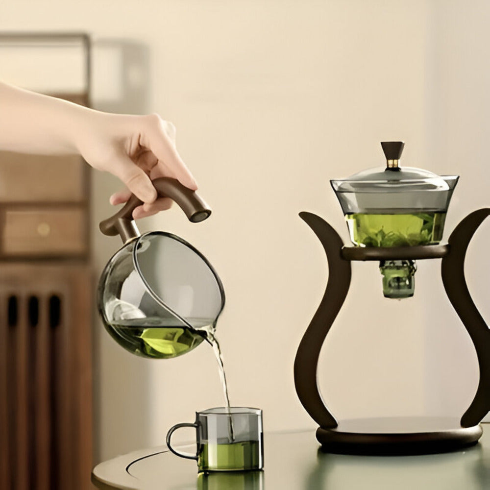 Serica Pour | Tropffreie Teekanne mit magnetischem Ausguss & Sieb – ergonomisch & handgefertigt