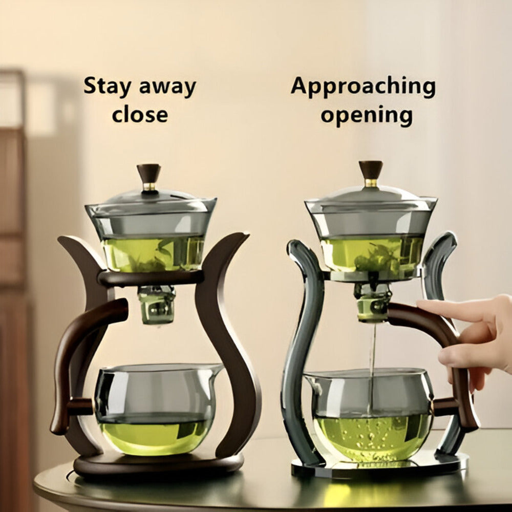Serica Pour | Tropffreie Teekanne mit magnetischem Ausguss & Sieb – ergonomisch & handgefertigt