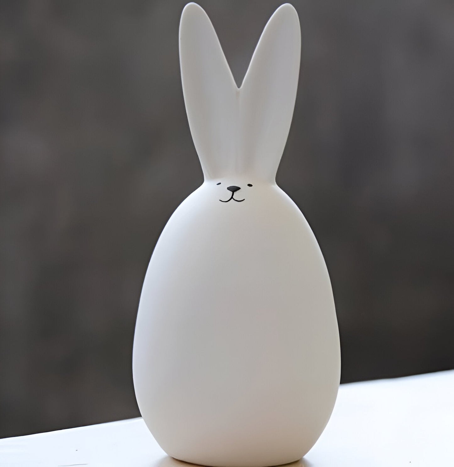 ConeyBliss Set | Minimalistische Keramik-Osterhasen in Weiß – stilvolle Frühlingsdeko