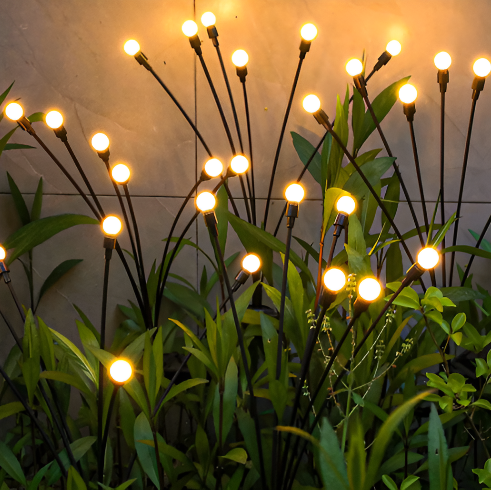 VuurvliegGlow | Zonne-tuinverlichting met vuurvliegeffect en warm wit licht