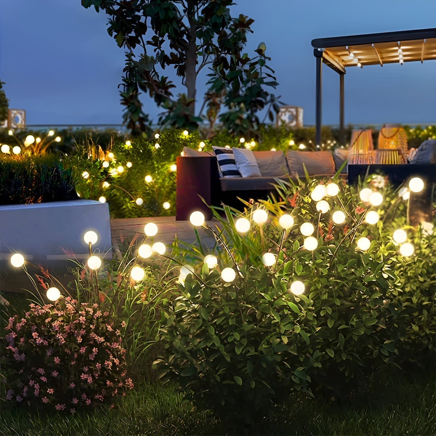 VuurvliegGlow | Zonne-tuinverlichting met vuurvliegeffect en warm wit licht